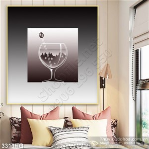 Tranh hoa nước trái cây