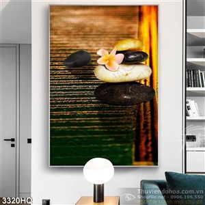 Tranh hoa Spa trang trí độc đáo