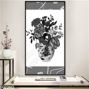 Tranh bình hoa treo tường