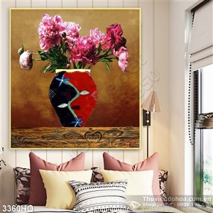 Tranh hoa sơn dầu Châu Âu