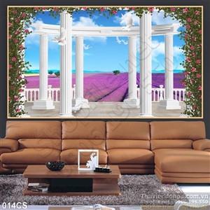 Tranh cửa sổ trang trí treo tường đẹp