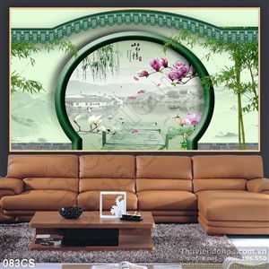 Tranh cửa sổ trang trí nghệ thuật đẹp