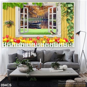 Tranh cửa sổ trang trí đẹp độc đáo Tranh cửa sổ trang trí đẹp độc đáo