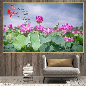 Hoa Sen cội nguồn in màu Hoa Sen cội nguồn in màu