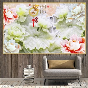 Tranh hoa sen đá in màu Tranh hoa sen đá in màu