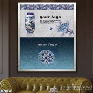 Tranh bình hoa trang trí treo tường đẹp