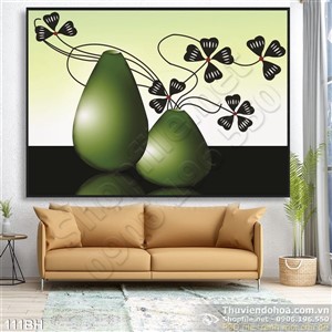 Tranh bình hoa nghệ thuật cổ đẹp