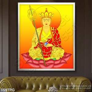 Tranh phật giáo Tam Tạng treo tường