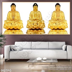 Tranh tượng Phật tổ bằng vàng