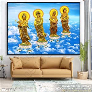 Tranh Phật Quan Âm treo tường