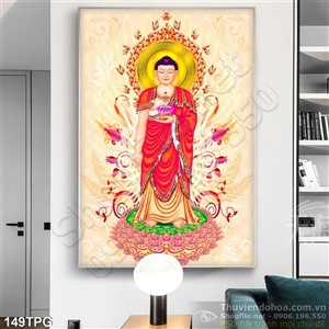 Tranh Tượng Phật trang trí treo tường