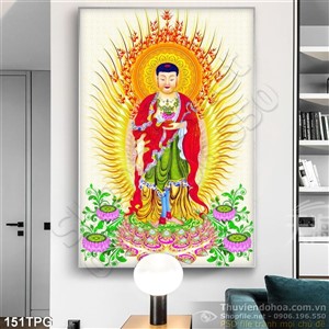 Tranh phật giáo in lịch đẹp