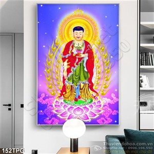 Tranh phật giáo in lịch độc đáo