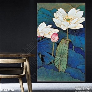 Tranh hoa sen nghệ thuật Tranh hoa sen nghệ thuật