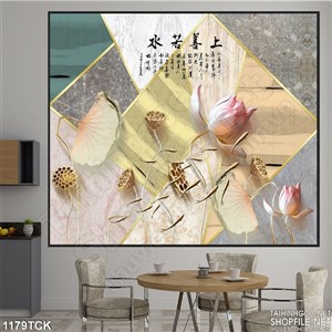 Tranh hoa sen nghệ thuật Tranh hoa sen nghệ thuật