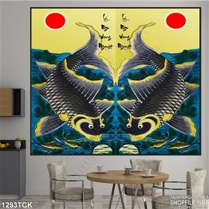 Tranh vẽ song ngư Tranh vẽ song ngư