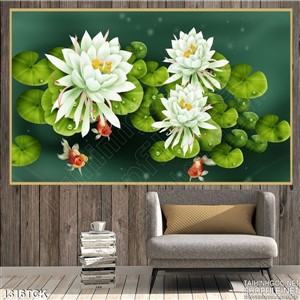 File tranh hoa sen psd File tranh hoa sen psd