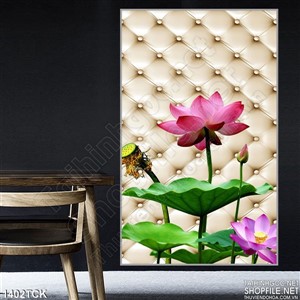 Tranh hoa sen in đẹp Tranh hoa sen in đẹp