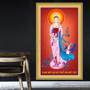 Tranh Phật Bà Quan Âm Bồ Tát