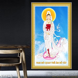 Tranh treo tường Phật Bà Quan Âm Bồ Tát