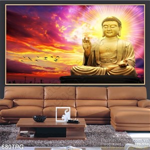 Tranh Phật Giáo nghệ thuật treo tường