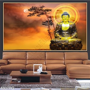 Tranh Tượng Phật 3D độc đáo