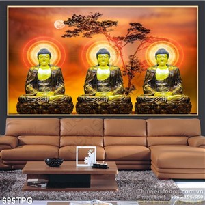 Tranh tượng Phật 3D đẹp