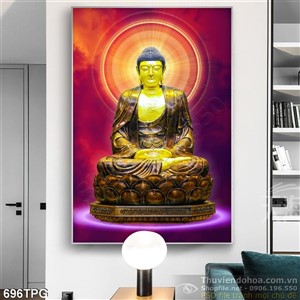 Tranh Phật 3D treo tường