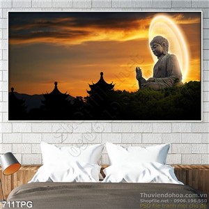 Tranh Phật dán tường đẹp