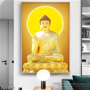 Tranh Phật Tổ in lịch đẹp