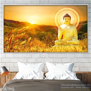 Tranh Phật Tổ in 3D