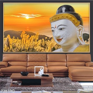 Tranh tượng Phật nghệ thuật 3D