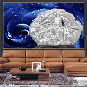 Tranh tượng Phật điêu khắc