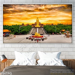 Tranh Phật treo tường độc đáo