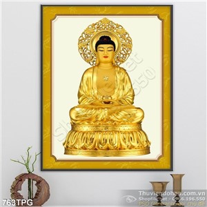 Tranh tượng Phật Tổ in lịch đẹp