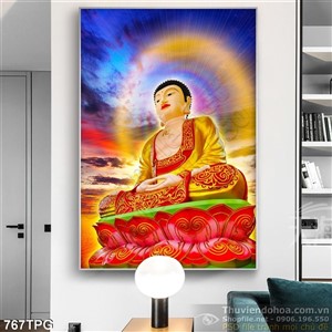 Tranh tượng  Phật Tổ in uv