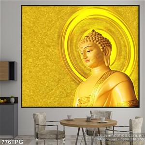 Tranh tượng Phật Tổ treo tường  3D