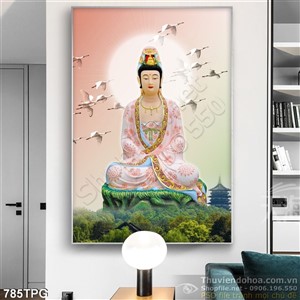 Phật Quan Âm file psd