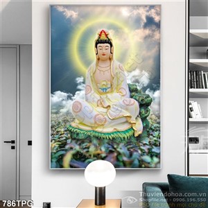 Tranh Phật Quan Thế Âm đại thế
