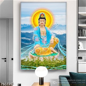 Tranh Phật in lịch treo tường đẹp