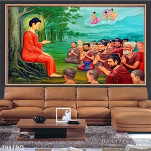 Tranh Phật dán tường đẹp