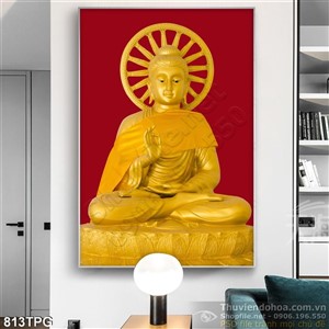 Tranh tượng Phật in lịch treo tường độc đáo