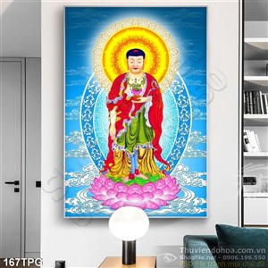 Tranh phật giáo in lịch đẹp