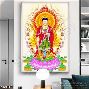 Tranh phật giáo in lịch đẹp