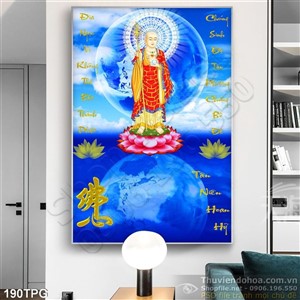 Tranh phật giáo in lịch đẹp