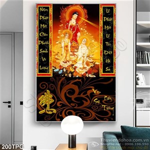 Tranh phật giáo in lịch treo tường
