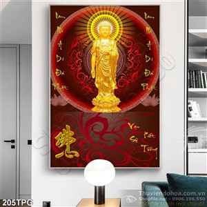 Tranh phật giáo in lịch