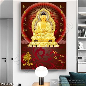 Tranh phật giáo in lịch độc đáo