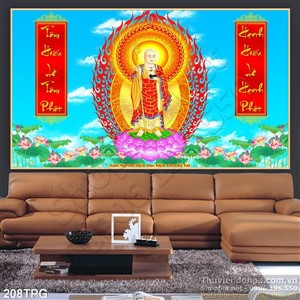 Tranh phật Tam Tạng treo tường