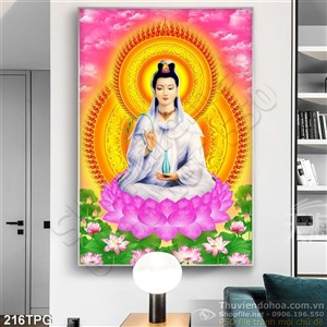 Tranh phật Quan Âm